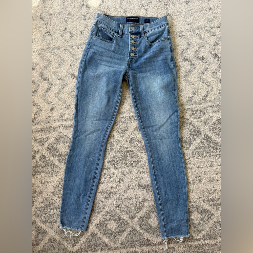 Lucky Brand High Rise Skinny Bridgette Jeans size 0/25 R